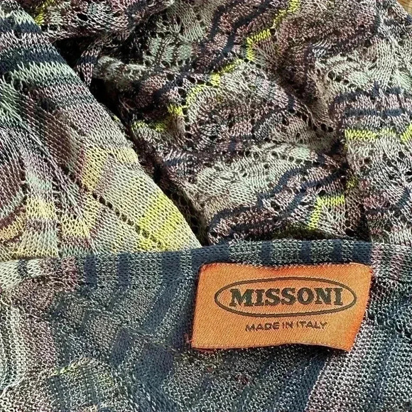 Missoni Large Zig Zag Scarf  60” length - Picture 4 of 5